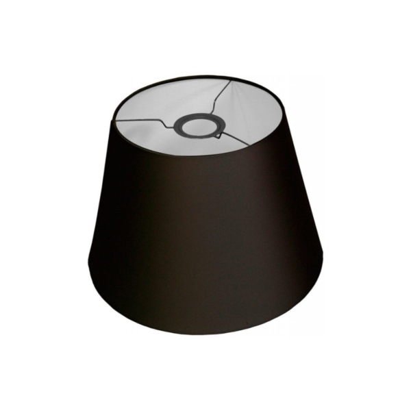 Diffusore in tessuto nero per Tolomeo di Artemide con diametro 36cm.