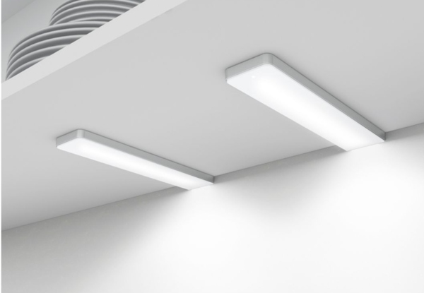 faretto a led Key-Screen con interruttore on/off dimmer, installazione sottopensile/ripiano