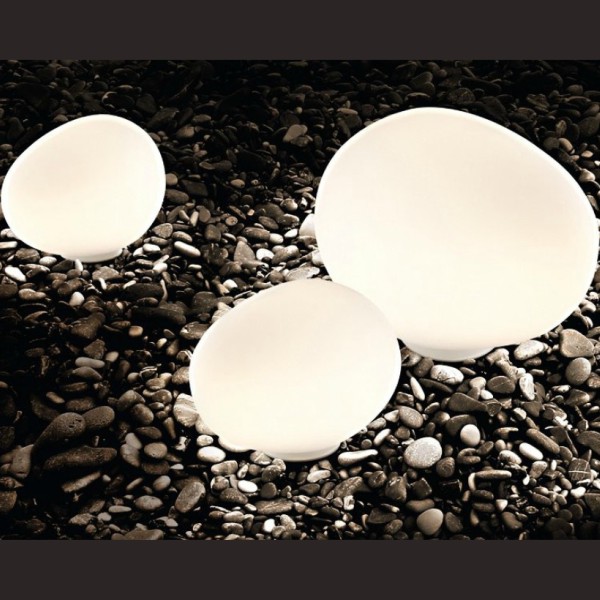 Lampada da tavolo/terra Gregg Outdoor grande di Foscarini in polietilene stampato in rotazionale e metallo verniciato