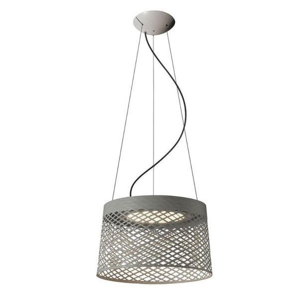 Twiggy Grid Outdoor sospensione di Foscarini finitura greige.