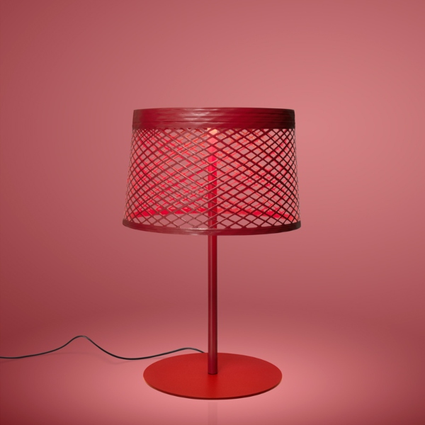 Twiggy Grid XL di Foscarini, finitura Carminio.