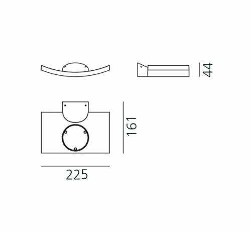 Microsurf parete misure cm.20 x h cm.4 x cm.15