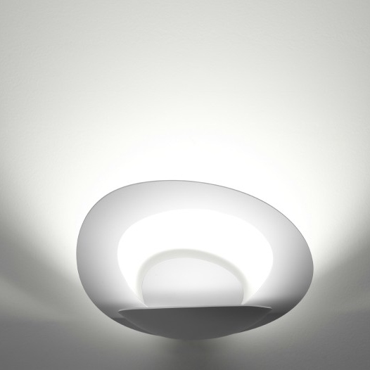Lampada da parete Pirce micro led finitura bianco