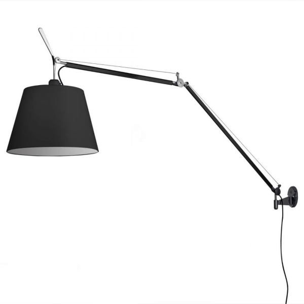 Lampada da parete/tavolo/terra Tolomeo Mega led 3000K con dimmer su cavo di Artemide. Solo corpo in alluminio e acciaio. Senza diffusore. Senza supporto.
