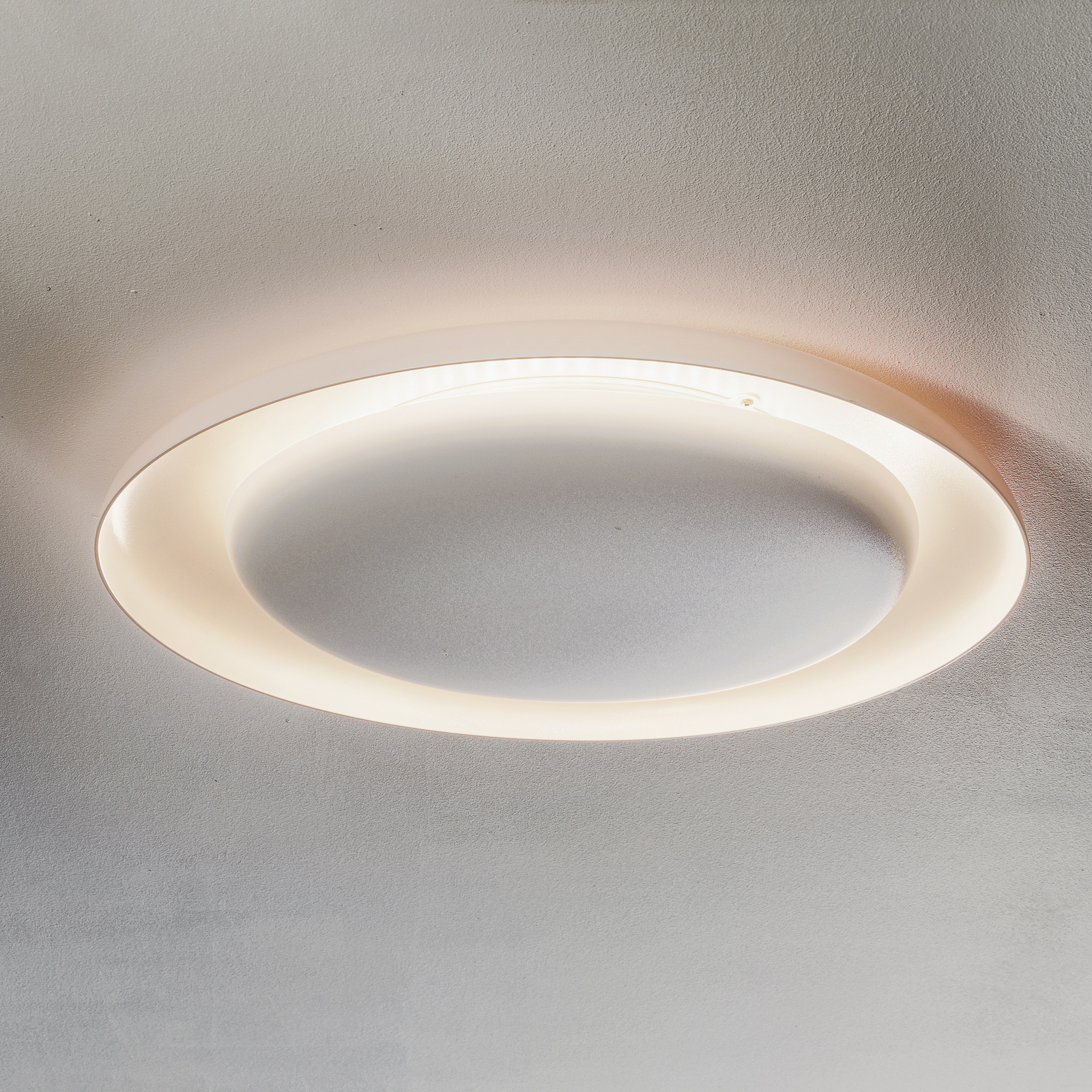 Bahia mini Led dimmerabile parete/soffitto di Foscarini bianca