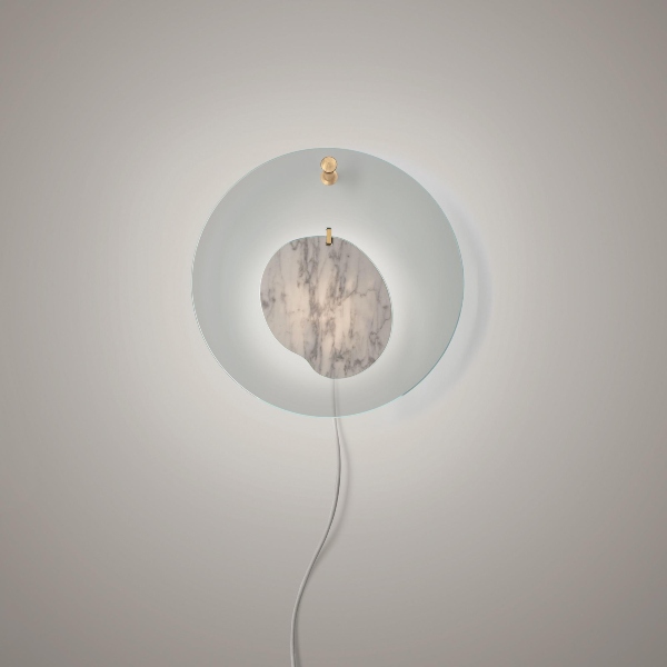 Gioia grande parete di Foscarini diffusore verde.