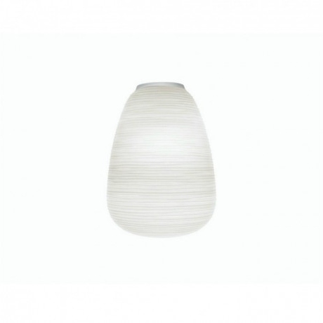 Lampada da parete Rituals 1 semi di Foscarini in vetro soffiato satinato inciso