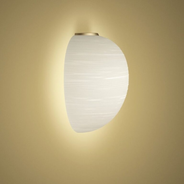 Rituals XL semi parete di Foscarini, montatura oro