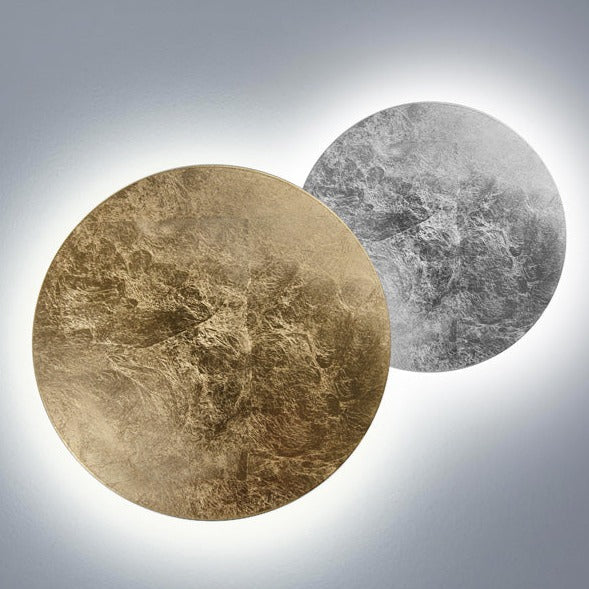 Brawall parete di Lumencenter nelle varie misure e nelle finiture su richiesta foglia oro e foglia argento.