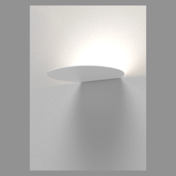 Bluc lampada da parete colore bianco opaco