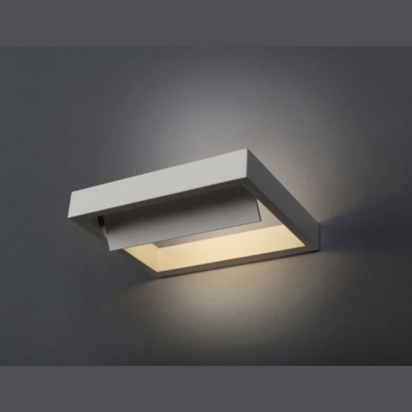 Lampada da parete Nuvola small led di Oceano Oltreluce in ottone finitura bianco opaco