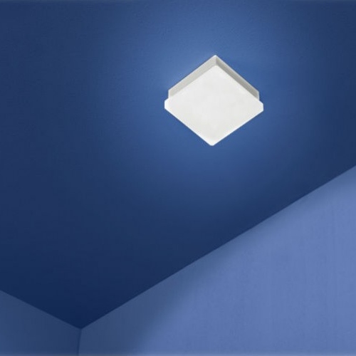 Lampada da parete/soffitto ME.LAgiro led 8W di Oceano Oltreluce in alluminio/acciaio