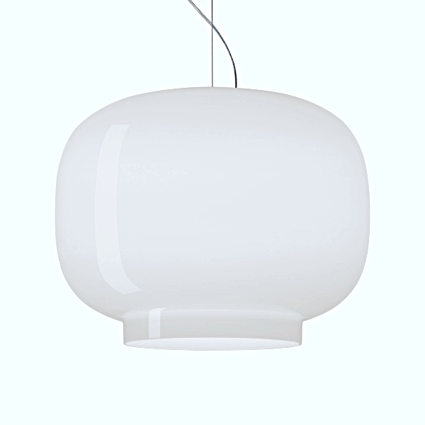 Chouchin 1 lampada da sospensione nella finitura bianco/bianco