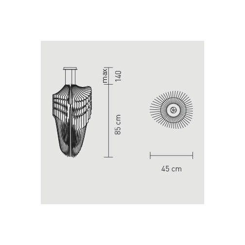 Avia small a sospensione diametro cm.45 x h cm.85