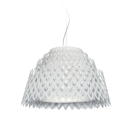 Half Charlotte sospensione, nell'unica finitura white