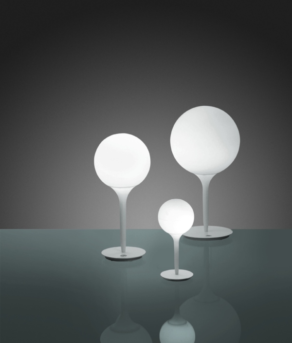 Castore lampada da tavolo nelle misure diametro cm.14, cm.25 e cm.35