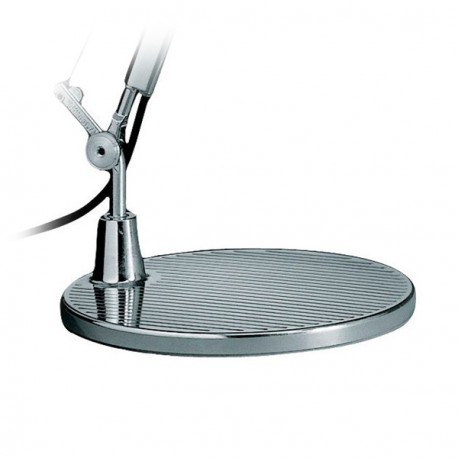 Tolomeo Midi tavolo, base diametro cm.18,5, in acciaio di Artemide