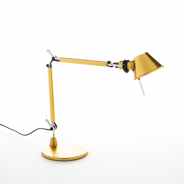 Tolomeo Micro tavolo nel colore oro