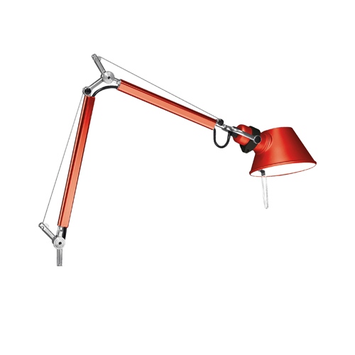 Tolomeo micro solo corpo nella finitura rosso anodizzato