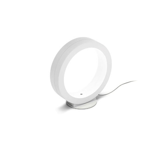 Assolo lampada da tavolo nella finitura bianco