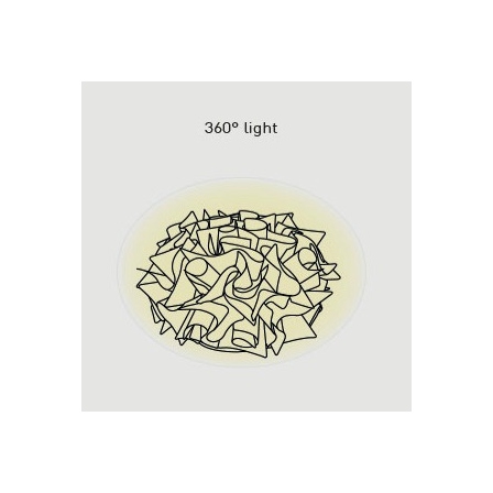 Veli Couture mini tavolo luce diffusa 360°. Lampadina led 6w E14 (esclusa)