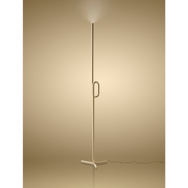 Tobia lampada da terra colore oro
