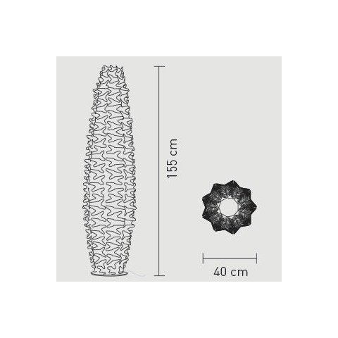 Cactus Gold XL terra diametro cm.40 x h cm.155