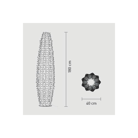 Cactus Gold XXL terra diametro cm.40 x h cm. 180