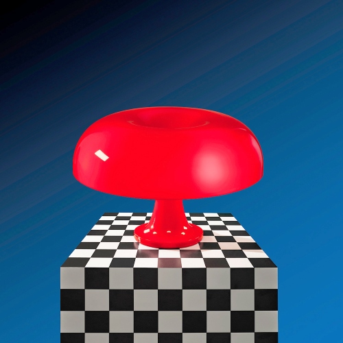 Nessino di Artemide nella finitura rosso.