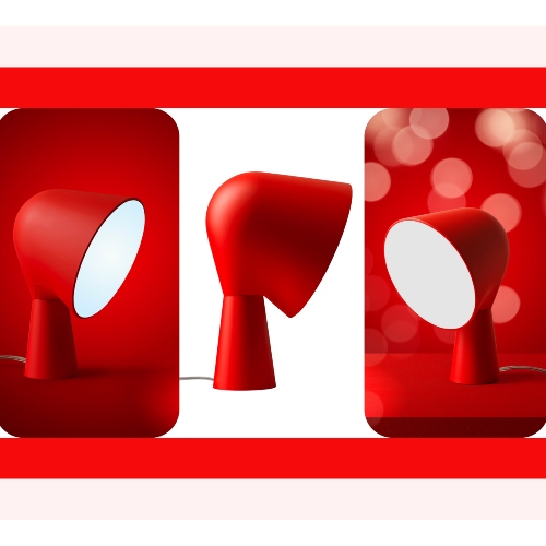 Binic Special Edition 2021 di Foscarini nel colore rosso opaco