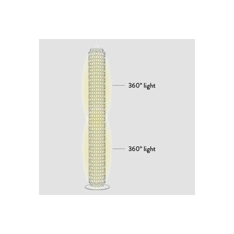 Charlotte terra luce diffusa 360°. Lampadina led 26W 3000K 2600LM